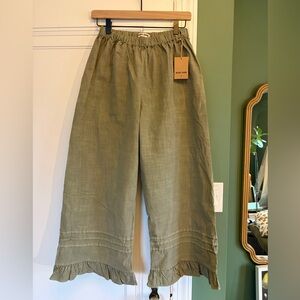 Rudy Jude Pillowcase Pants in Sage Sz Small